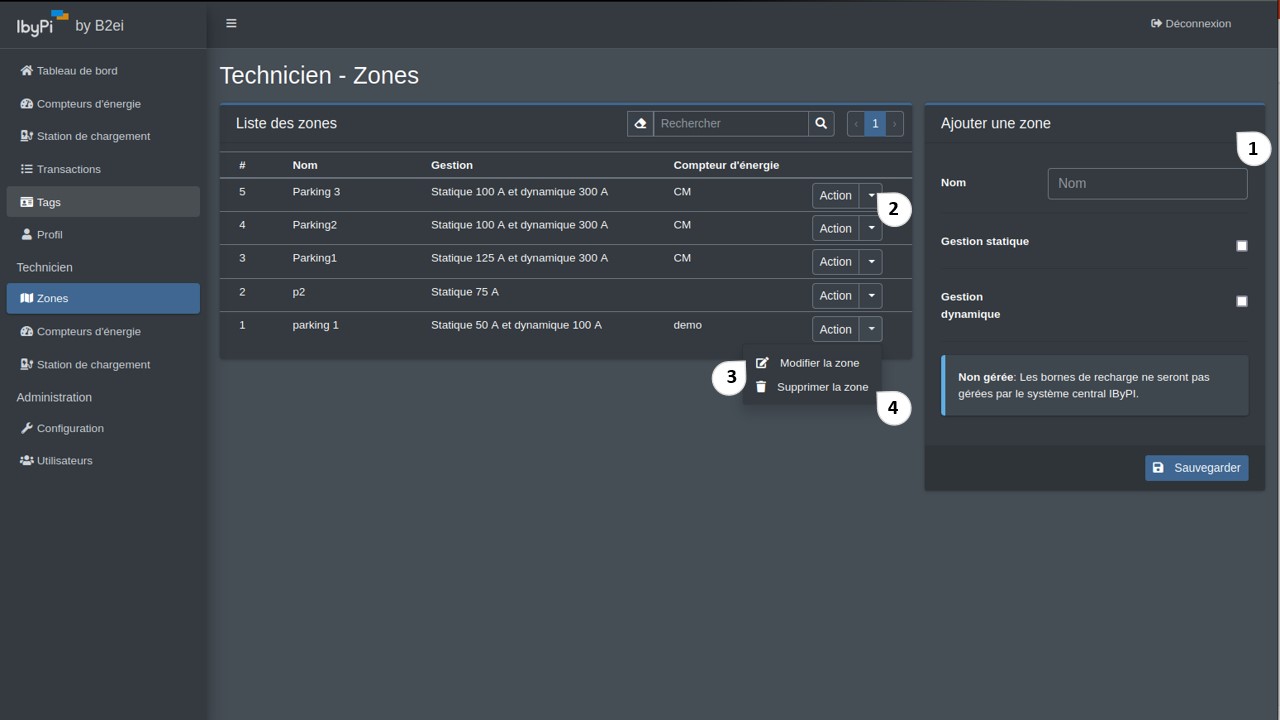 capture ecran zones